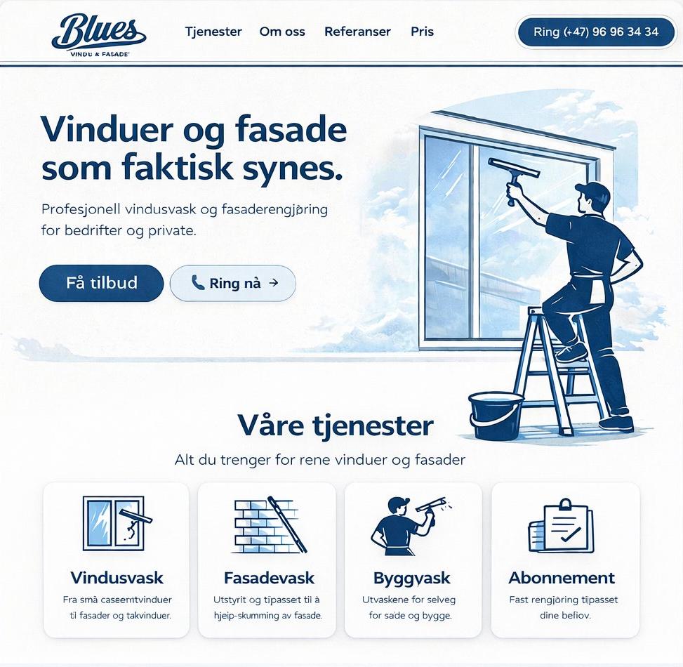 Blues nettside